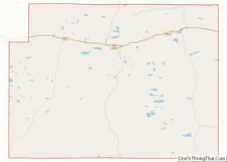 Map of Grant County, Nebraska