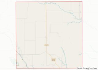 Map of Greeley County, Nebraska