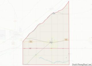 Map of Hamilton County, Nebraska