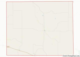 Map of Hayes County, Nebraska