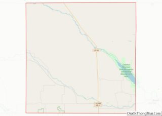 Map of Loup County, Nebraska