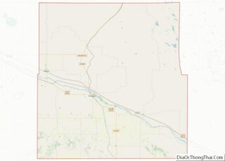 Map of Morrill County, Nebraska