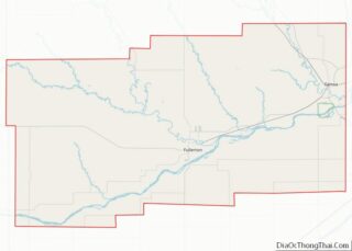 Map of Nance County, Nebraska