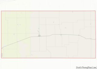 Map of Perkins County, Nebraska