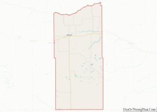 Map of Rock County, Nebraska