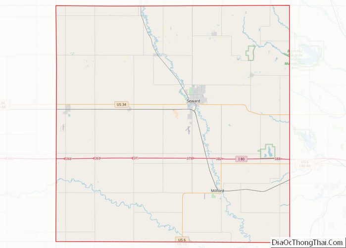 Seward County Ne Wall Map Premium Style By Marketmaps vrogue.co