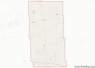 Map of Sheridan County, Nebraska