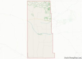 Map of Sioux County, Nebraska