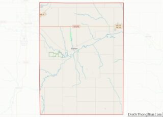 Map of Stanton County, Nebraska