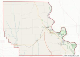 Map of Washington County, Nebraska