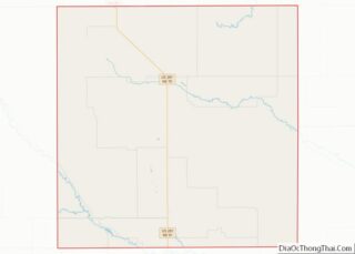 Map of Wheeler County, Nebraska