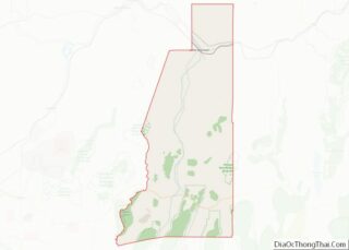 Map of Lander County, Nevada