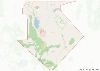 Map of Mineral County, Nevada