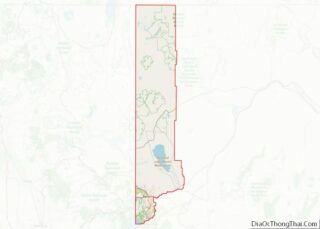 Map of Washoe County, Nevada