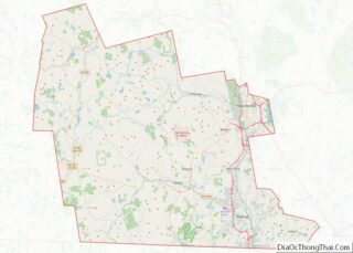 Map of Hillsborough County, New Hampshire