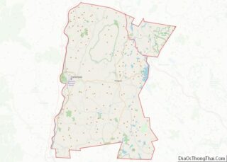 Map of Sullivan County, New Hampshire