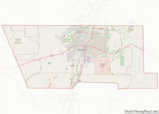 Map of Bernalillo County, New Mexico