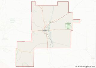 Map of Chaves County, New Mexico