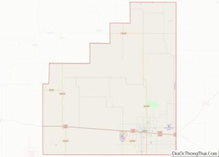 Map of Curry County, New Mexico
