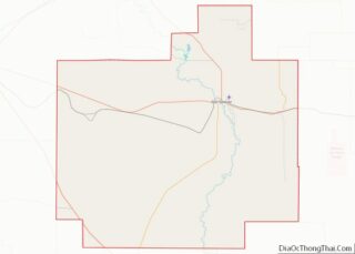 Map of De Baca County, New Mexico