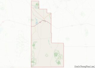 Map of Hidalgo County, New Mexico