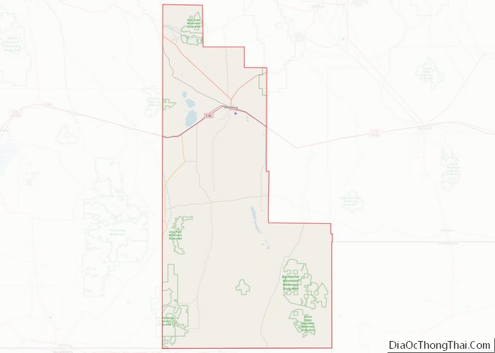 Map of Hidalgo County