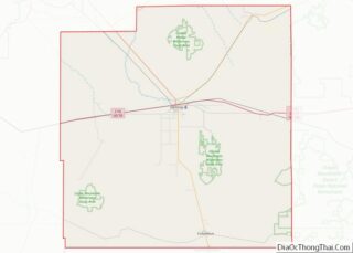 Map of Luna County, New Mexico