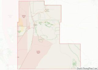 Map of Otero County, New Mexico