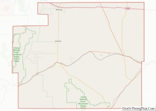 Map of Torrance County, New Mexico