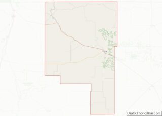 Map of Union County, New Mexico