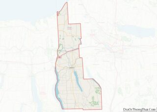 Map of Cayuga County, New York