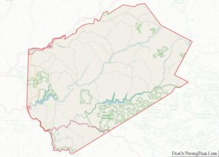 Map of Delaware County, New York