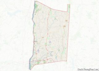 Map of Dutchess County, New York