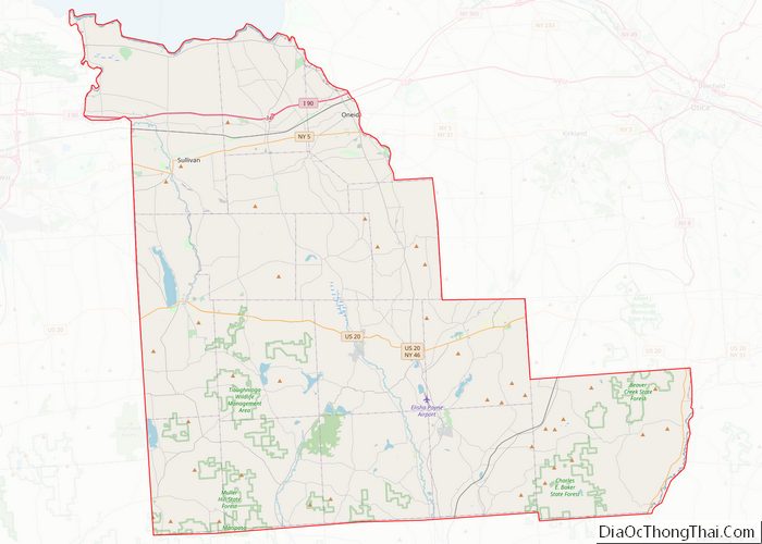 Map of Madison County