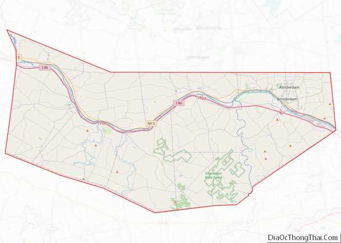 Map of Montgomery County