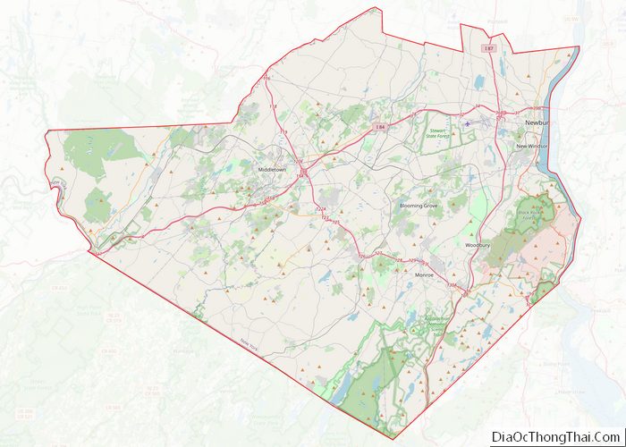 Map of Orange County