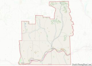 Map of Tioga County, New York