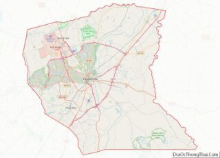 Map of Cumberland County, North Carolina