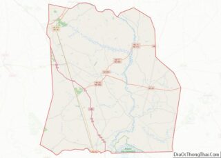 Map of Duplin County, North Carolina