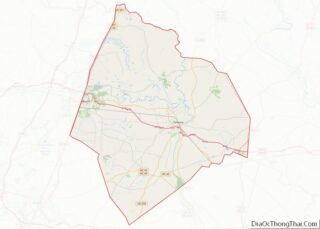 Map of Edgecombe County, North Carolina