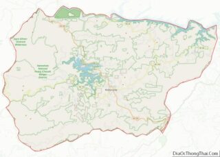 Map of Graham County, North Carolina