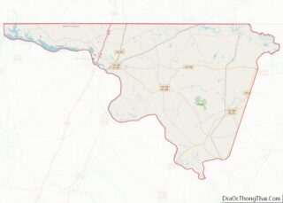 Map of Northampton County, North Carolina