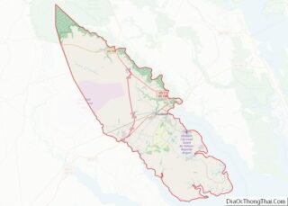 Map of Pasquotank County, North Carolina