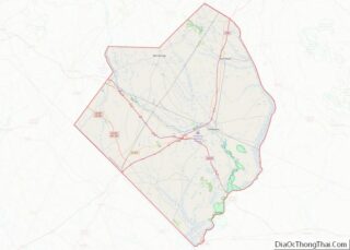 Map of Robeson County, North Carolina