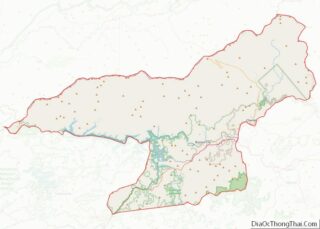 Map of Swain County, North Carolina