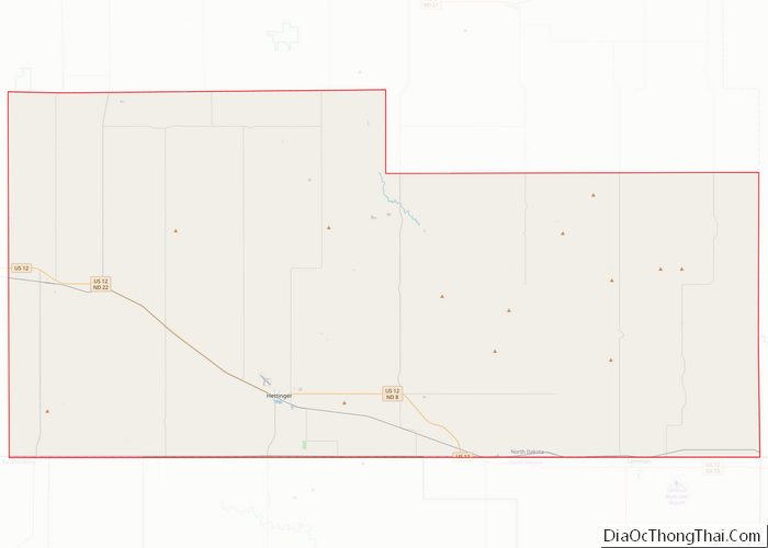 Map of Adams County