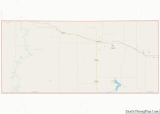 Map of Bowman County, North Dakota