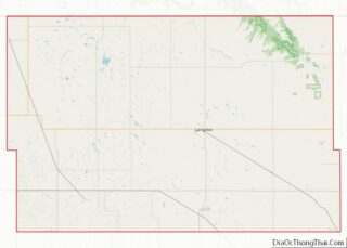 Map of Cavalier County, North Dakota