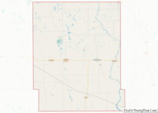 Map of Griggs County, North Dakota