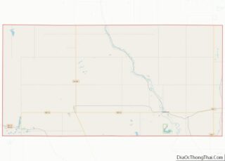 Map of Lamoure County, North Dakota